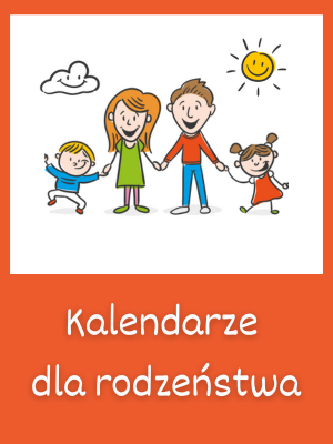 kalendarze dla rodzeństwa uczeń + przedszkolak